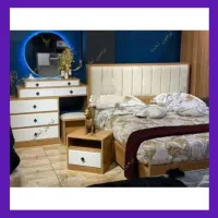 تخت خواب دونفره ×× مهناز ×× زیبا و شکیل
