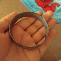 النگو با لعاب نقره ۱۰۰ سال پیش|کلکسیون اشیاء عتیقه|ینقاق, |دیوار