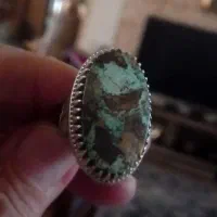 انگشر نقره بانگین فیروزه|جواهرات|شاهرود, |دیوار