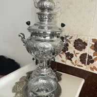 سماور گازی قلم کاری هخامنشی ست کامل
