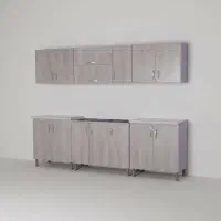 کابینت آماده و پیش ساخته فلزی 3 متر پایین و بالا