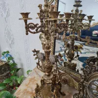 آینه و شمعدان برنز|آینه|ری, اقدسیه|دیوار