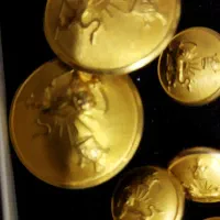 دکمه قدیمی عتیقه دوره رضا شاه