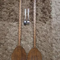 دکوری،تزئینی قاشق چنگال چوبی یک متری