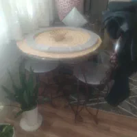 میز نهارخوری چهارنفره مدل فرفوژه آهنی