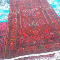 فرش دست بافت قدیمی سنگین باطرح زیباجفت|فرش|محمدیه-قزوین, |دیوار