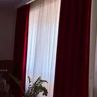 پرده پنل پرده پرده زرشکی