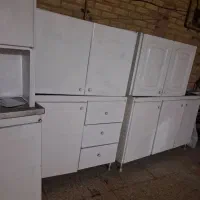 کابینت و گاز 5شعله طرح فر|آب‌چکان و نظم‌دهنده ظروف|شوشتر, |دیوار