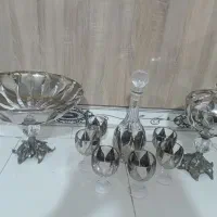 ست کامل دکوری شکلات خوری . شراب خوری . جا میوه ای|صنایع دستی و سایر لوازم تزئینی|شاهدشهر, |دیوار