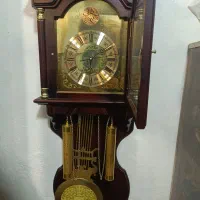 یک عدد ساعت دیواری تمام چوب|ساعت دیواری و تزئینی|کرج, ساسانی (قلمستان)|دیوار