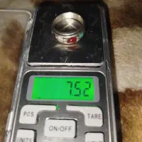 سلام یک عدد انگشتر نقره 5جواهر