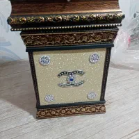 ست جا دستمالی و سطل زباله|صنایع دستی و سایر لوازم تزئینی|نسیم‌شهر, |دیوار