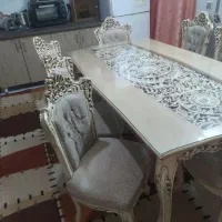 مبلمان سلطنتی ومیزنهارخوری8نفره|مبلمان خانگی و میز عسلی|گرگان, |دیوار