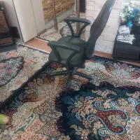 صندلی گردون چرم مشکی سالم|صندلی و نیمکت|شهریار, شهرک شاهد|دیوار