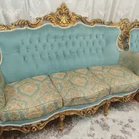 ست مبلمان ۹ نفره سلطنتی ورق طلاو نهار خوری ۱۰ نفره|مبلمان خانگی و میز عسلی|تهران, ائمه اطهار|دیوار