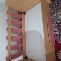 یک عدد تخت خواب بچه گانه به ابعاد ۷۰در ۱۳۶سانتی|تخت و سرویس خواب|شوش, |دیوار