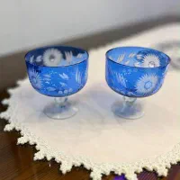 ظرف بلور تراش دست