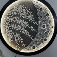 تابلو ماه و شکوفه