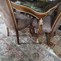 میز نهار خوری چهار نفره چوب گردو|میز و صندلی غذاخوری|مشهد, عسگریه|دیوار