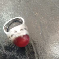 انگشتره نقره با نگین عقیق اصل