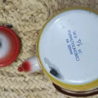 کاسه و کتری لعابی