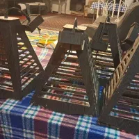 ۶ عدد لوستر چوبی