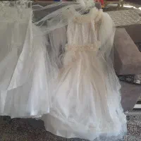 لباس عروس بچه گانه یکبار استفاده شده