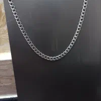 زنجیر نقره ای رنگ ثابت اصل