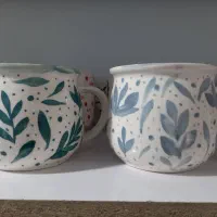 ماگ.ماگ سرامیکی دستساز.ظرف سرامیکی دست ساز.آموزش