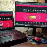 مانیتور ۲۴ اینچ ال جی آک|قطعات و لوازم جانبی رایانه|قم, نیروگاه|دیوار