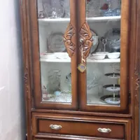 بوفه چوبی منبت کاری سالم