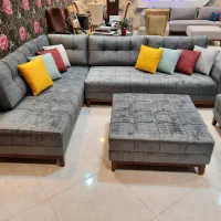 مبل،مبلمان راحتی ال کاژو ۷ نفره + پاف نقد،اقساط|مبلمان خانگی و میز عسلی|رباطکریم, وهن آباد|دیوار