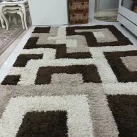 فرش ۴ متری پرز بلند سه بعدی کاملا نو