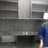 کتابخانه و ویترین|کتابخانه، شلف، قفسههای دیواری|زاهدان, |دیوار