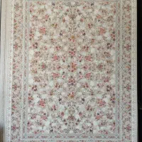 فرش طرح بهشت نقره ای