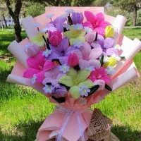 دسته گلهای مخملی جاویدان