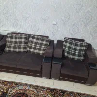 مبل 7نفره با ناهارخوری ۴نفره|مبلمان خانگی و میز عسلی|کرج, بنیاد|دیوار