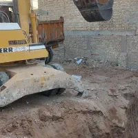 گودبرداری بیل مکانیکی لودر کمپرسی