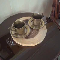 سرویس برنجی چای خوری هندی وخرماخوری