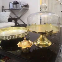 سینی چای ظرف کیک قندون|ظروف سرو و پذیرایی|تهران, اباذر|دیوار
