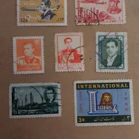 تمبر دوره پهلوی و قاجار|کلکسیون سکه، تمبر، اسکناس|سنندج, |دیوار