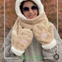 ست شال کلاه خرگوش جنس عالی اکبند