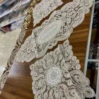 رومیزی دانتل ۳ تیکه وارداتی|پرده، رانر، رومیزی|قم, ولیعصر|دیوار