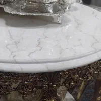 میز خاطره و وسایل. آلیاژ آب کاری برنز باصفحه سنگ|بوفه، ویترین، کنسول|مشهد, هفت تیر (نه دره)|دیوار