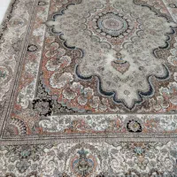 دو عدد فرش دوازده متری ریشه ابریشم  گردویی