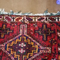 قالی|فرش|شیراز, گل سرخ|دیوار
