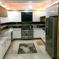 326 کد کابینت ان دی اف رنگ چوب و هایگلاس ترکیبی|مصالح و تجهیزات ساختمان|اصفهان, طاحونه|دیوار