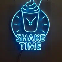 تابلو نئونی خاص برای کافه اتاق مغازه ساخت سفارشی