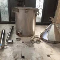گلابگیر ۱۸۰ لیتری تمام استیل ژاپنی|ظروف پخت‌وپز|قم, زنبیل آباد|دیوار