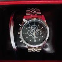 ساعت سیتیزن نقره ای همراه ست بنگل